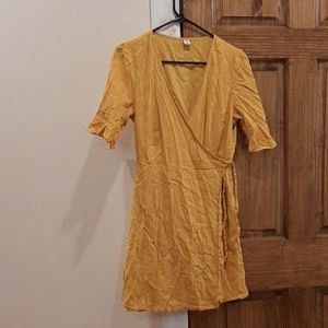 Yellow Summer Mini Dress